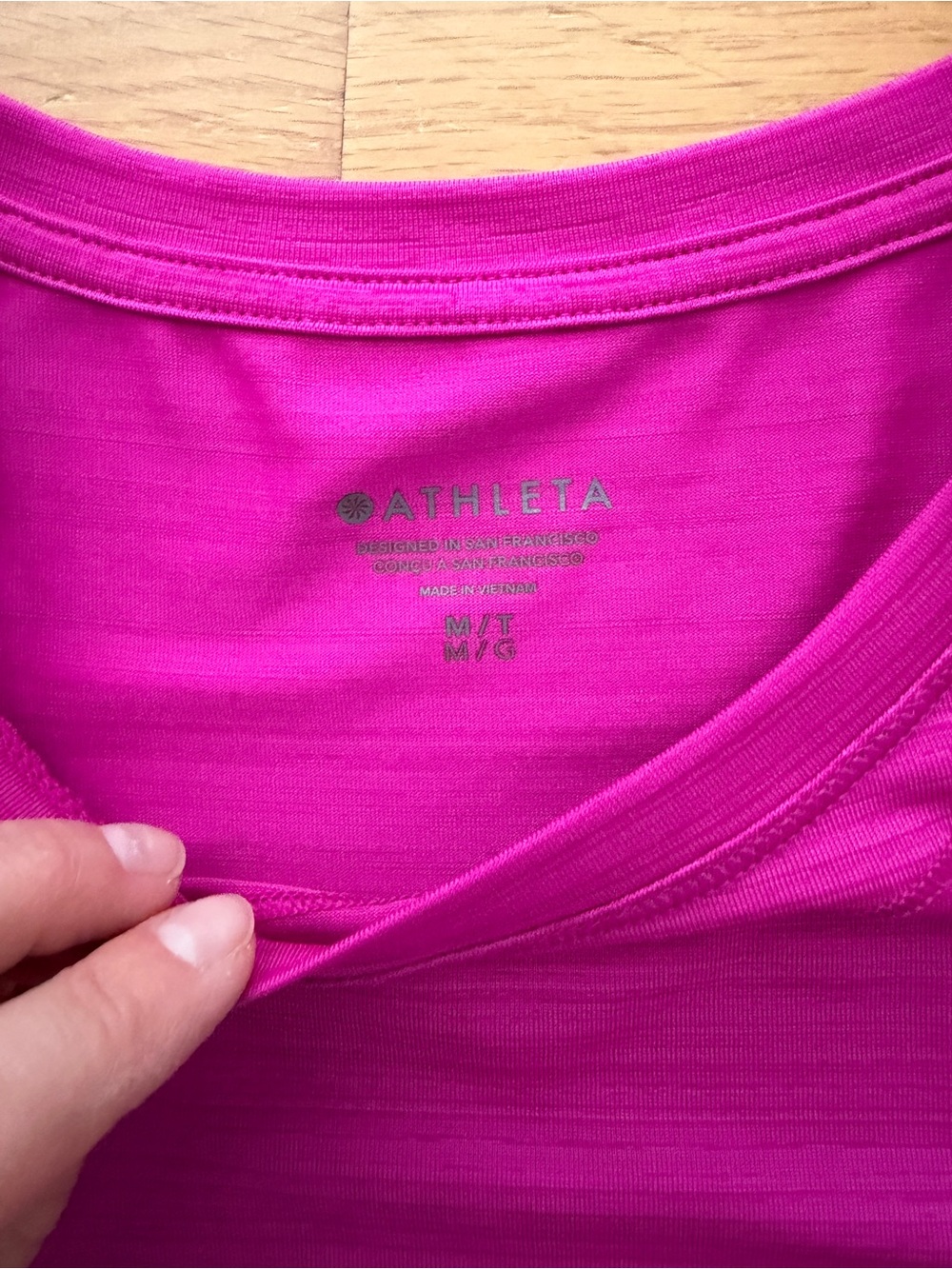 Athleta Pacifica Illume Racerback Sleeveless Tank Dress Pink Size M - Picture 5 of 9
